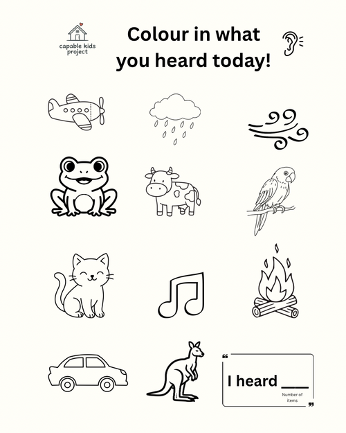 FREE Colour-in Scavenger Hunt