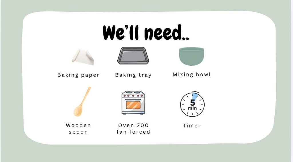 Homemade Crackers - kids visual recipe (Digital Download)