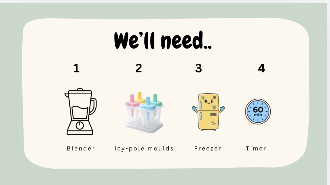 Mango Yoghurt Icy Poles & Shopping List (Digital Download)
