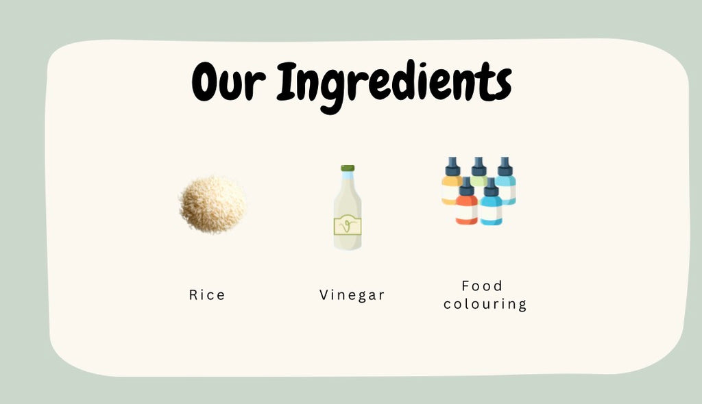 Rainbow Rice Visual Recipe
