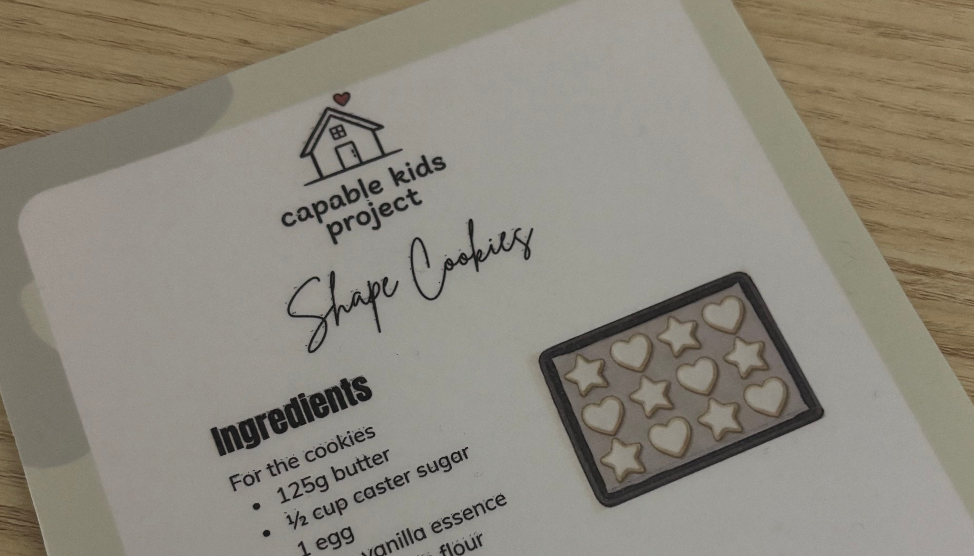 Readers Recipe - Shape Cookies