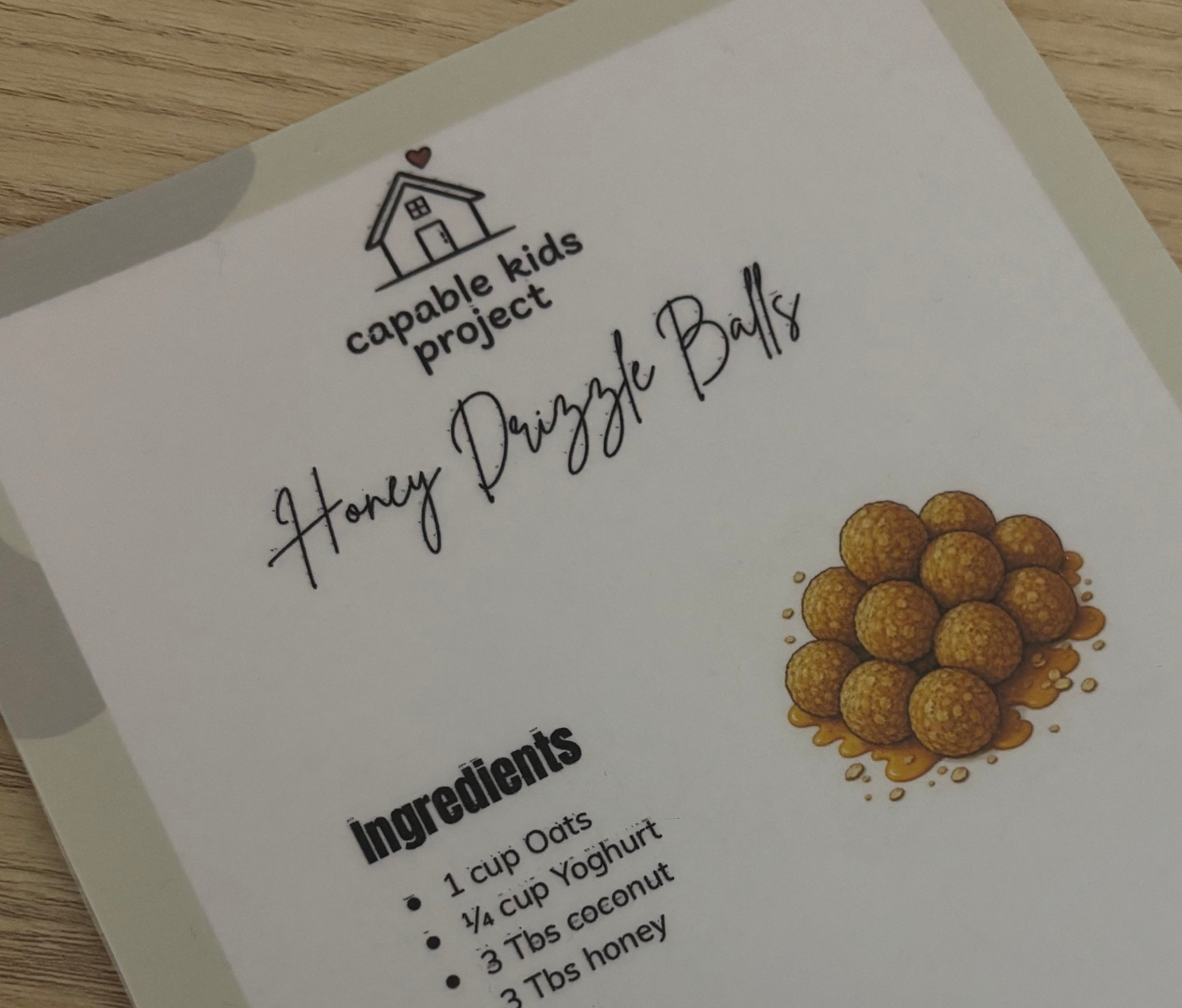 Readers Recipe - Honey Drizzle Balls